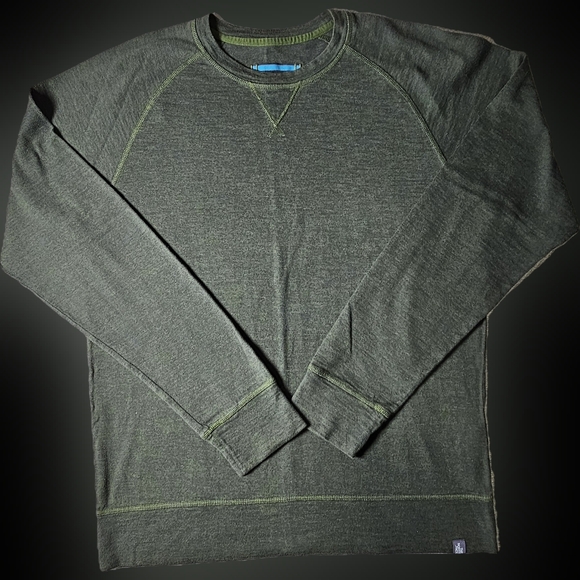The North Face Mens Green SOFT Henley Long Sleeve T-Shirt Sweater Sweatshirt Lg - Picture 3 of 9